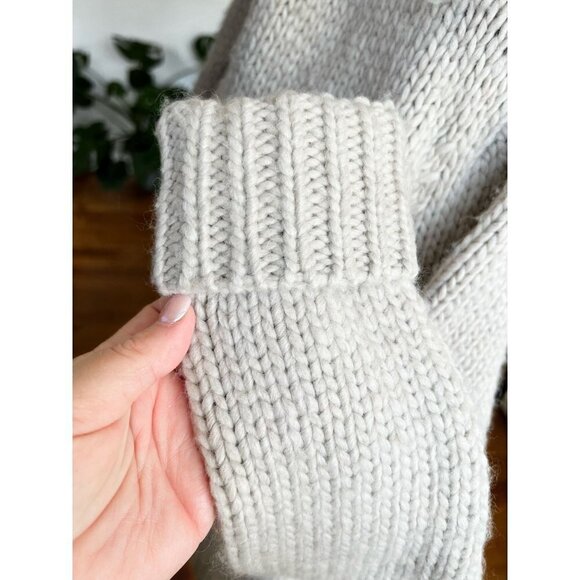 JOIE Beige Brunone Wool Alpaca Blend Oatmeal Cardigan - Picture 5 of 9